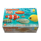 Yellow Door - YUS1236 Pierres de jeu sensoriel - Poisson-Plongez dans les merveilles de l'océan avec cet ensemble de huit poissons magnifiques et tactiles.