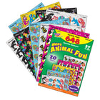 TREND - Pack varié d’autocollants scintillants animal fun - 2 paquets de 648-Sans acide, non toxique et sans danger pour les photos