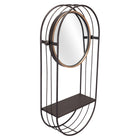 Zuo - Étagère miroir Saroni - Gris antique-Couleur: Gris antique