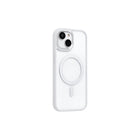Evry - Étui anti-chocs testé contre les chutes de 10 pieds avec MagSafe pour iPhone 15/14/13 - Transparent et argenté-Testé pour les chutes depuis une hauteur de 10 pieds 