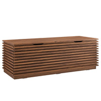 Modway - Render Établi de rangement - Noyer-Établi de rangement moderne du milieu du siècle