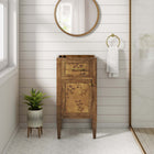 Modway - Elysian 18" Armoire de toilette de salle de bain (lavabo non inclus) - Brown-Assemblée requise