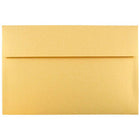  JAM Paper Enveloppes d'invitation métalliques A10 - 6 x 9,5 po - Stardream Gold - paquet de 25-Couleur : Stardream doré.