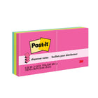 Post-it - Feuillets éclair pour distributeur, collection Paradis floral, 3 po x 3 po, 100 feuillets/bloc, 600 feuilles, paquet de 6-Toujours là quand vous avez besoin de noter de bonnes idées