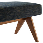 Modway - Lyra 63" Tissu tapis Banc - Azure-8