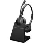 Jabra - Engage 55 SE USB-C MS Casque sans fil stéréo avec support - Teams-Portée sans fil DECT jusqu’à 150 m/490 pieds