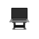 Kanto - Support surélevé pour ordinateur portable - Noir-Construit en acier solide avec une finition peinte