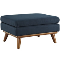 Modway - Engage Tissu rembourré Ottoman - Azure-Ottoman rembourré