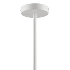 Modway - Sunlit Gribouillis à 4 bras Lumière suspendue - Blanc naturel-Assemblée requise