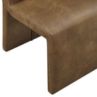 Modway - Emory Cuir végane Fauteuil d’appoint de salle à manger - Canyon-9