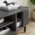 Modway - Contour 55 po Meuble TV, Fusain-Tablette réglable