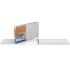 QuickFit Reliure View robuste, format légal, 8,5 po x 14 po, orientation paysage, 1 po, anneaux ronds, Blanc, paquet de 4-1 po