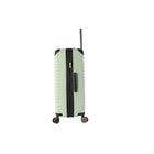 Lucas - Ensemble de 3 valises rigides extensibles et résistantes avec roulettes multidirectionnelles - Jade-Les sangles de compression montées du plafond au sol maintiennent les vêtements bien emballés.