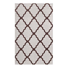 Modway - Marja Treillis marocain Tapis de comédie 8 pi l x 10 pi L - Brun et Gris-Tapis à treillis marocain
