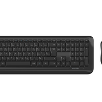 Incase par Microsoft - Ensemble clavier et souris sans fil 850 - Français canadien - Noir-Touches de raccourci Windows pour un accès rapide aux outils fréquemment utilisés, et indicateur du niveau de la pile — s'allume en rouge lorsque la pile est faible