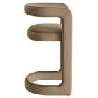 Modway - Winslow Performance Velvet Tabouret de comptoir - Taupe-Rembourrage en mousse dense