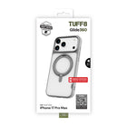 TUFF8 - Étui Glide360 Mag Gris iPhone 17 Pro Max-Conception innovante : un design résistant aux rayures activé par la chaleur et une couche antichoc permettent une résilience accrue