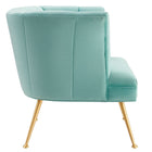 Modway - Veronica Chenal Touffé Performance Velvet Fauteuil - Monnaie-Rembourrage en mousse dense