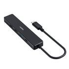 Kopplen - Concentrateur USB-C à 5 ports avec HDMI 4K-Charge rapide : Le port USB-C PD fournit jusqu’à 100W, garantissant une charge rapide et efficace pour les ordinateurs portables et tablettes compatibles
