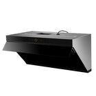 Fotile - JQG9015 Hotte aspirante à ventilation inclinée - 36 po - Noire-Contrôle tactile avec mouvement