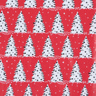  JAM PAPER - Papier cadeau de Noël - 76 cm x 7,6 m - Sapins de Noël peints-4