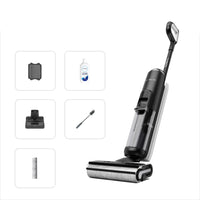 Tineco - Aspirateur laveur sans fil FloorWasher FlashDry Série 6 Aspirateur Eau et Poussière-Sans Fil 4-en-1 : Moppe + Aspirateur + Auto-Nettoyage + Auto-Séchage : La série Tineco FLOORWASHER 6 intègre un puissant lave-sol sans fil, un aspirateur humide/sec, et un système d'auto-nettoyage et de séchage en un seul appareil, simplifiant votre routine de nettoyage et améliorant l'efficacité. 
