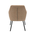 Brassex - Chaise d'appoint 384520 - beige vintage-Motif de couture en zigzag unique