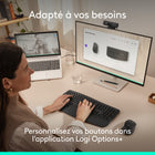 Logitech - Signature Comfort Plus MK880 ensemble clavier et souris sans fil - Noir - Français-10