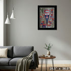 Montreal Canadiens Yesterday & Today Collage Frame - Impression encadree - 28" x 36"-Prêt à accrocher - livré entièrement assemblé