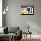 Travis Konecny Philadelphia Flyers - Toile encadree - 31" x 22"-Prêt à accrocher - livré entièrement assemblé