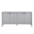 Modway - Emmeline 66" 4 portes festonnées Armoire à buffet - Gris clair-7