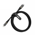 Otterbox - Câble Premium de Charge/Synchronisation Lightning vers USB-C - 6 pi - Noir-Chargement jusqu'à 4 fois plus rapide pour ne pas manquer les moments qui comptent le plus