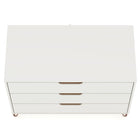 Manhattan Comfort - Rockefeller commode moderne du milieu du siècle 35,24" - blanc-10
