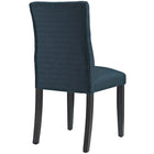 Modway - Duchess Tissu Chaise à manger Ensemble de 2 - Azure-Tissu fin Polyester Rembourrage 