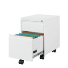 Ceha - Piètement mobile, série MDG, tiroirs boîte-classeur, blanc signalisation-Classement polyvalent : Tiroirs 100 % extractibles acceptant les dossiers format lettre ou légal pour un accès facile.