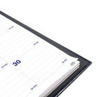 Blueline - 2027 agenda mensuel 16 mois MiracleBind avec reliure à double spirale – 10 3/4 po x 8 1/2 po – noir – bilingue-Noir