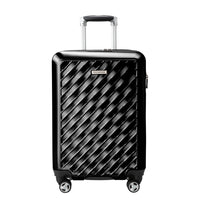 Ricardo Beverly Hills - Melrose Bagage de Cabine Rigide 21" - Noir-Coque extérieure durable en alliage de polycarbonate: Aide à protéger les effets personnels contre les chocs, les égratignures et l’usure du voyage, tout en offrant une allure rigide et soignée
