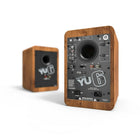 Kanto YU6 Haut-parleurs de bureau amplifiées 200W avec Bluetooth et préamplificateur phono - Noyer-Entrées: 3,5 mm AUX, Entrée RCA avec commutateur Phono, 2 x Optique (TOSLINK), Bluetooth