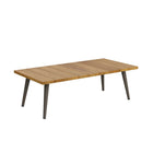 Modway - Meadow Terrasse extérieure Bois de teck Table basse - Taupe naturel-Table basse extérieure sur patio