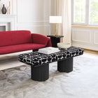 Zuo - Botoia Banc - Noir/Blanc-Couleur du mobilier : Noir/Blanc