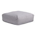 Zuo - Luanda Pouf - Gris-Tissu conçu pour l’extérieur offrant résistance aux éléments