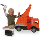 KSM - LENA Toys Puissant camion à ordures géants-Idéal pour les enfants de 3 ans et plus ; Dimensions du produit : 28 po L x 11 po L x 14 po D