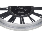 Monarch Specialties - Horloge - 20 po Rond - Horloge Murale - Noir - Argent - Transitionnel-Le mécanisme est silencieux et ne nécessite aucun assemblage. Il suffit d'insérer une pile AA (non incluse), de suspendre l'appareil et d'en profiter