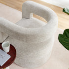 Modway - Jaylin Rembourré Chenille Chaise d’accent - Gris colombe-Cadre en forme de U