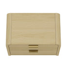Manhattan Comfort - Table de nuit moderne Grace 28" - Chêne naturel et or-17 po L x 28 po l x 20 po H