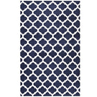 Modway - Lida Treillis marocain Tapis de comédie 8 pi l x 10 pi L - Marine et Ivoire-Tapis à treillis marocain