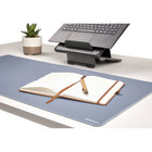 Fellowes - Breyta Tapis De Bureau - Bleu-Sa base antidérapante maintient le tapis de bureau bien en place tout au long de la journée