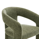 Modway - Oslo Tonneau Tissu tapis Chaise d’accent pour salle à manger - Feuille-10
