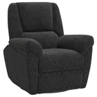 HOMCOM - Fauteuil inclinable électrique avec ports USB - noir-Tissu chenille doux et rembourrage épais pour un confort optimal   