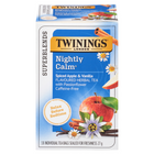 Twinings - Sachets de tisane Supermélanges Calme Nocturne - paquet de 18-Mélangée avec de la passiflore, de la camomille, de la pomme et de la vanille pour une expérience chaleureuse et réconfortante